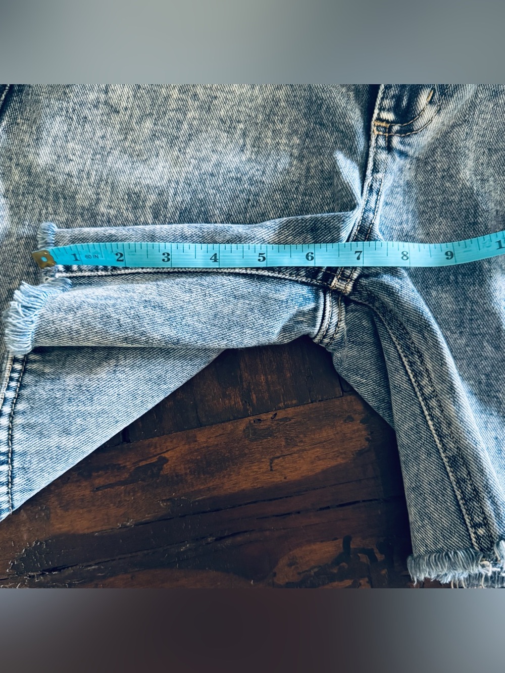 Tibi Acid Wash Sam Carpenter Jorts - Picture 4 of 4